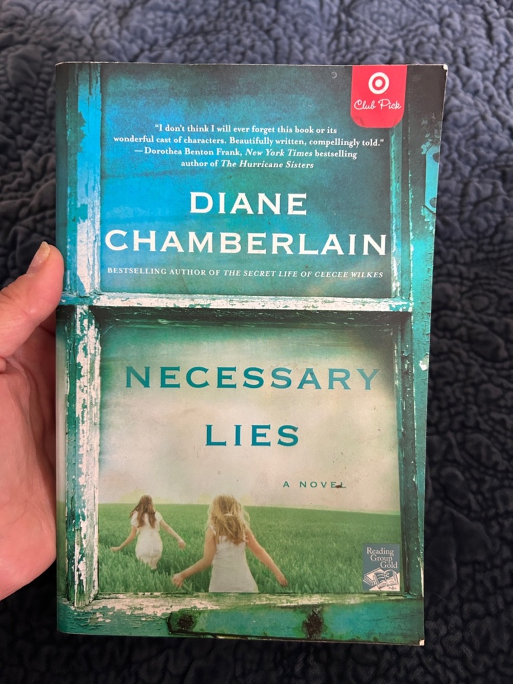 Diane Chamberlain "Necessary Lies" - Teal/Green Cover